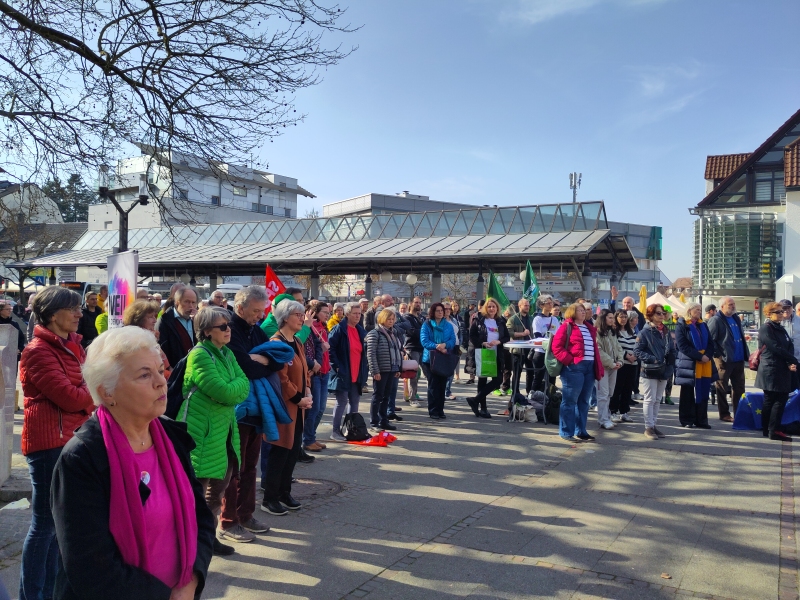 Kundgebung zur Landtagswahl